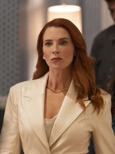 The Rookie 2026 Monica Stevens White Leather Coat