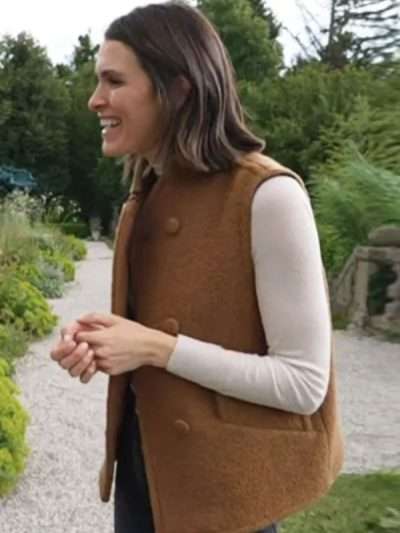 The Today Show Molly Hunter Brown Vest