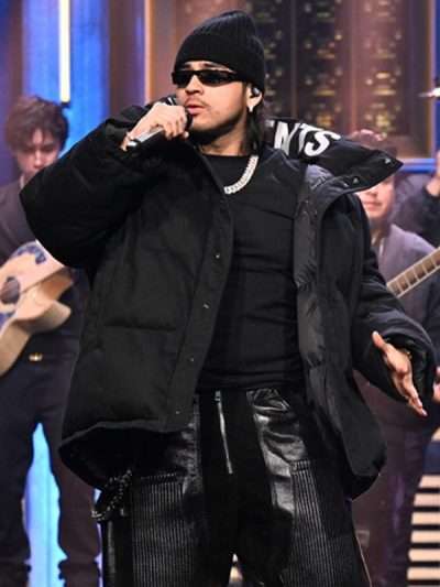Buy TV Show Jesús Ortiz Paz Black Puffer Jacket