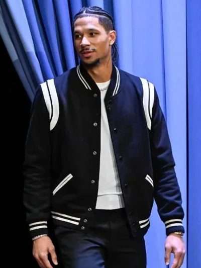 The Tonight Show Starring Jimmy Fallon S13 Josh Hart Black Varsity Jacket