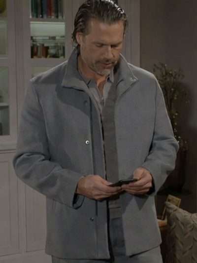 Joshua Morrow The Young And The Restless Grey Jacket