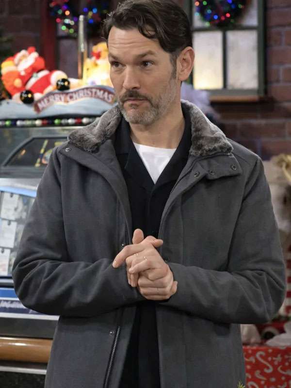 Michael Graziadei The Young And The Restless S53 Grey Jacket