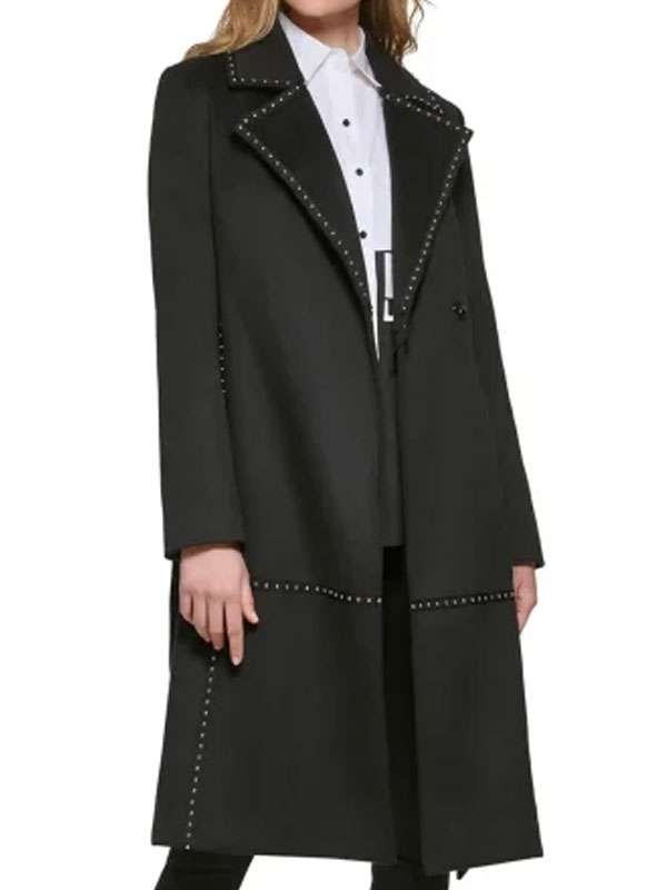 The Young And The Restless S53 Sally Spectra Studded Wool Coat
