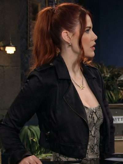 The Young And The Restless S53 Sally Spectra Biker Jacket