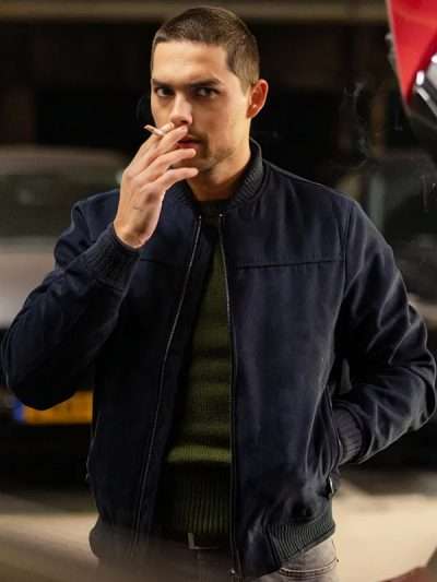 Thijs Boermans Blue Suede Leather Jacket