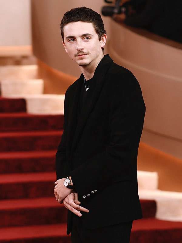 Timothée Chalamet Marty Supreme 2026 Velvet Blazer