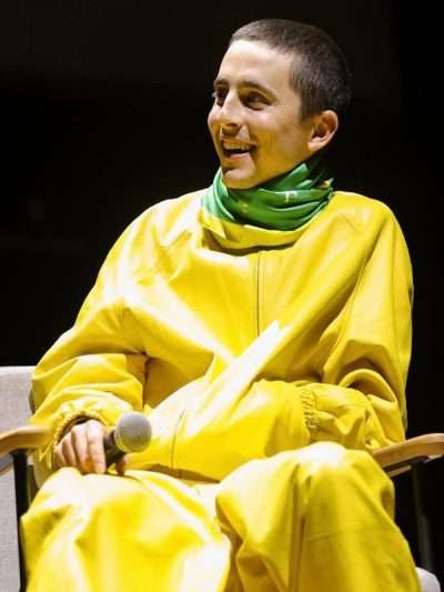 Timothee Chalamet Brazil Flag Yellow Leather Jacket