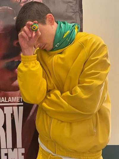 Timothee Chalamet Marty Supreme Brazil Yellow Jacket