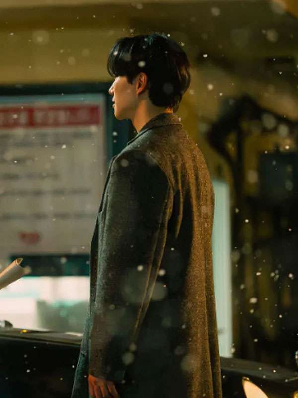Typhoon Family S01 Lee Jun-ho Grey Coat