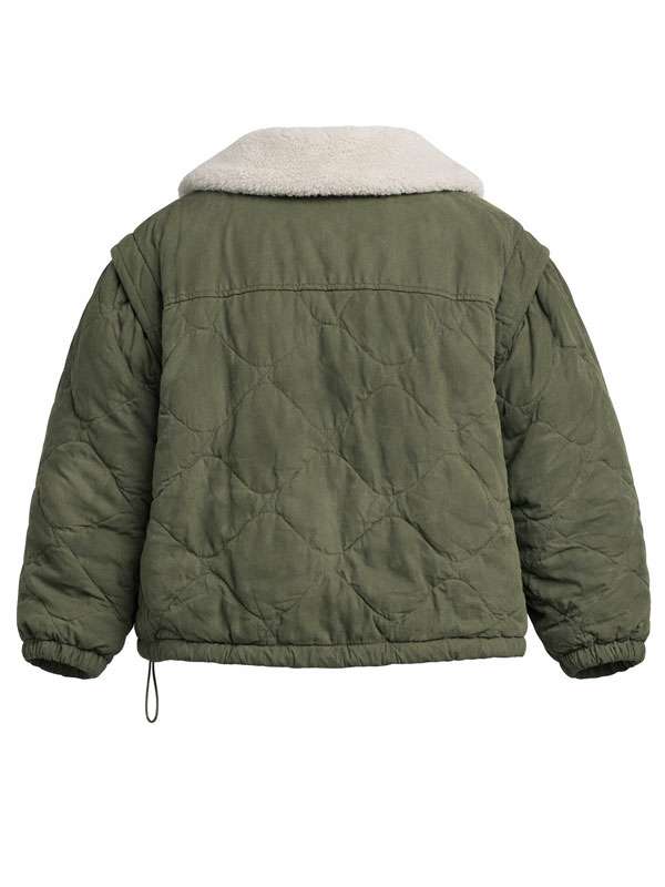 Under Salt Marsh S01 Jackie Ellis Green Hooded Jacket