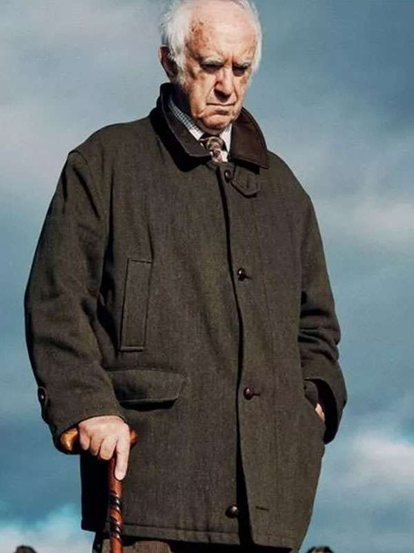 Jonathan Pryce Under Salt Marsh Wool Coat
