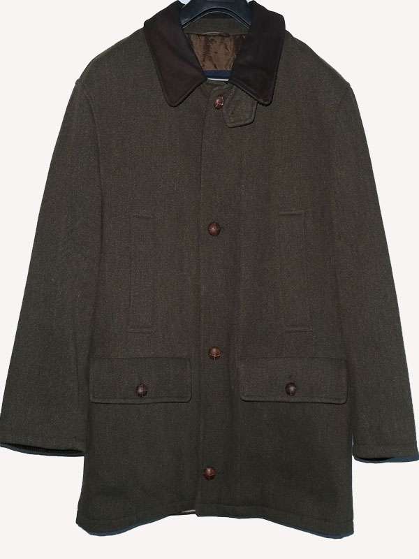 Under Salt Marsh 2026 Jonathan Pryce Brown Wool Coat