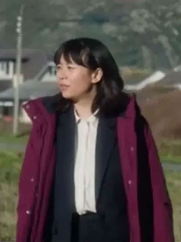 Under Salt Marsh 2026 Naomi Yang Maroon Coat