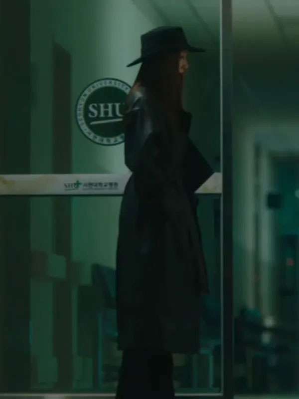 Way Back Love 2025 Krystal Jung Black Trench Coat