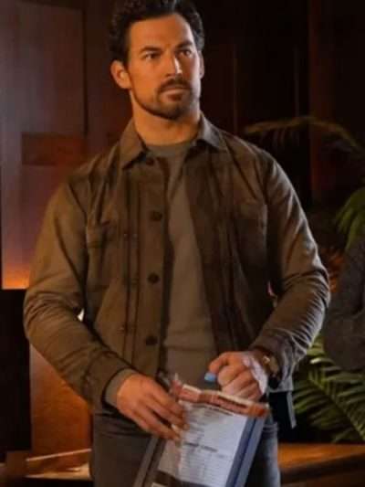 Giacomo Gianniotti Wild Cards S03 Brown Jacket