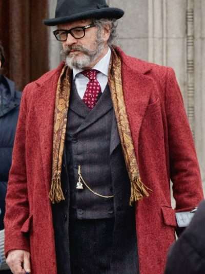 Bucephalus Hodge Young Sherlock Red Wool Coat