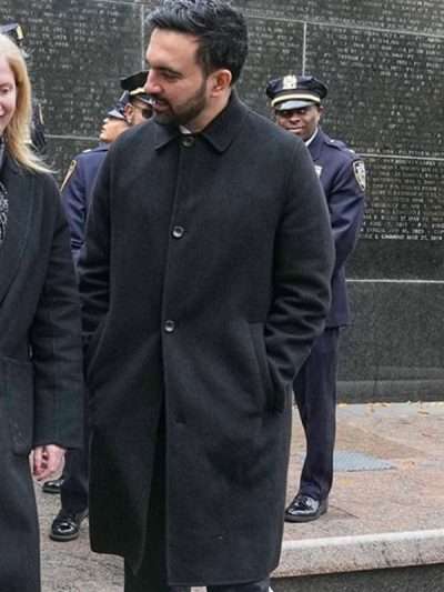Zohran Mamdani New York City Black Coat