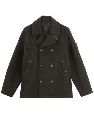 NYC 2026 David Harbour Green Peacoat