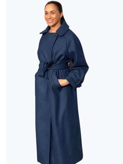 Maghan Markle Sundance Film Festival Blue Trench Coat