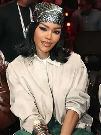 2026 Teyana Taylor Beige Cotton Jacket