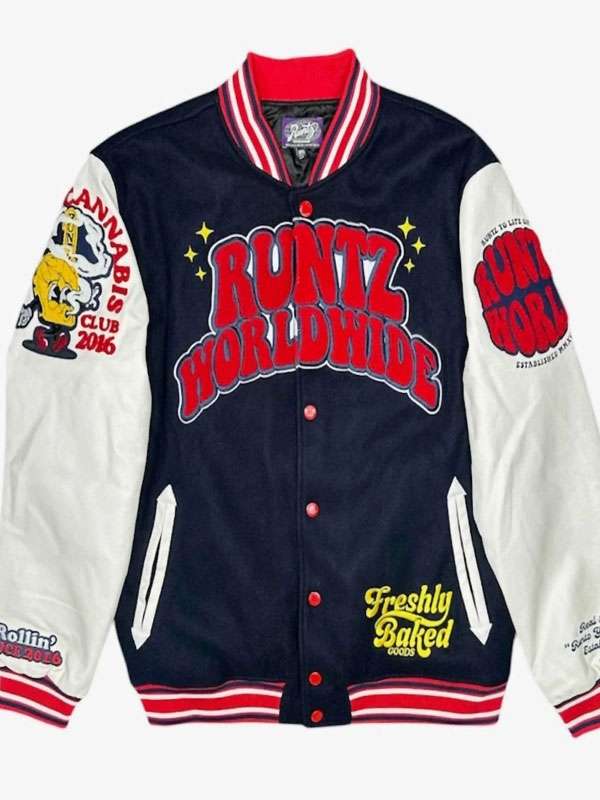 ABC Studio 2026 Method Man Blue and White Varsity Jacket