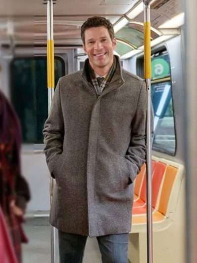 The Way to You S01 Aaron O’Connell Grey Wool Coat