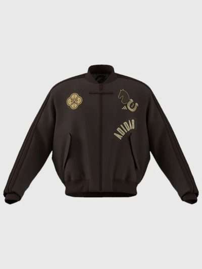 Adidas Chinese New Year 2026 Brown Bomber Jacket