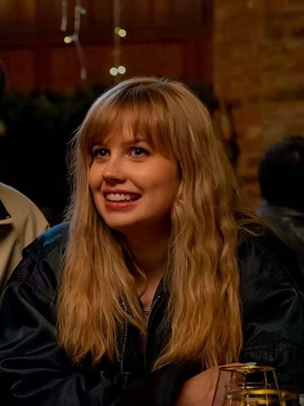 Angourie Rice Finding Emily 2026 Blue Bomber Jacket