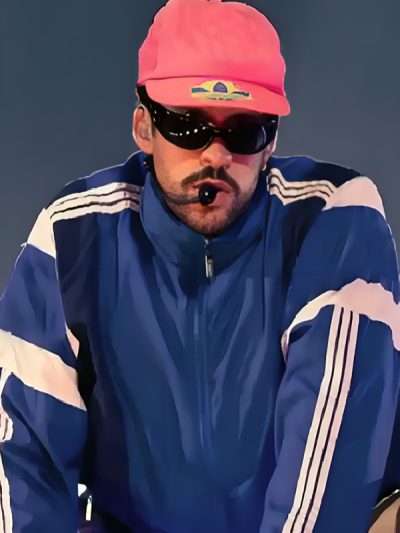 Bad Bunny 2026 Tour Blue Jacket