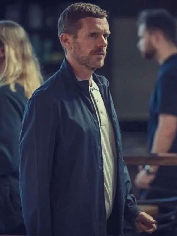 TV Series Betrayal John Hughes Blue Jacket