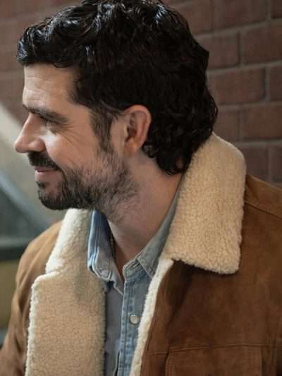 Brilliant Minds 2026 Benson Bowman Suede Leather Jacket