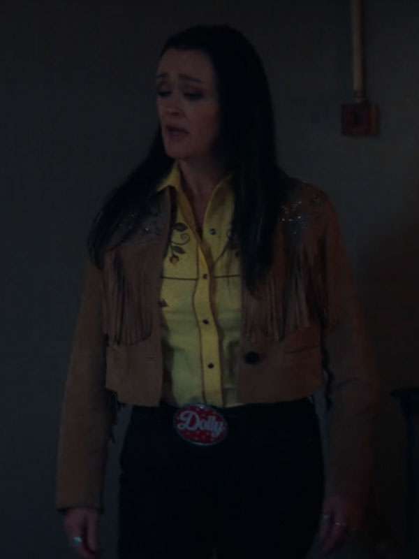Bronagh Gallagher How to Get to Heaven from Belfast Suede Leather Jacket
