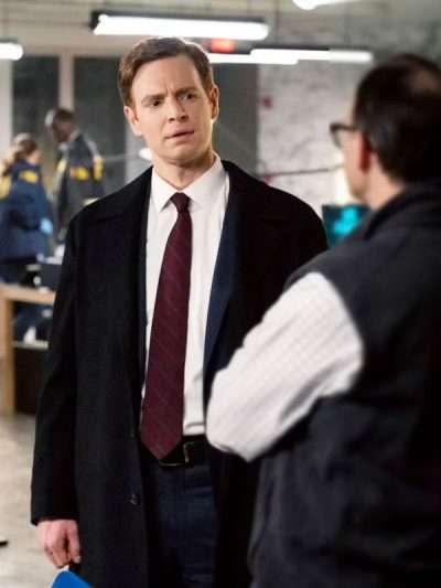 CIA S01 Nick Gehlfuss Black Wool Coat