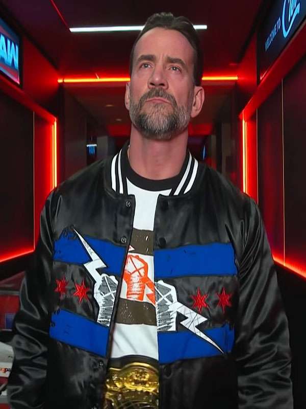 CM Punk 2026 Chicago Made Bomber Jacket