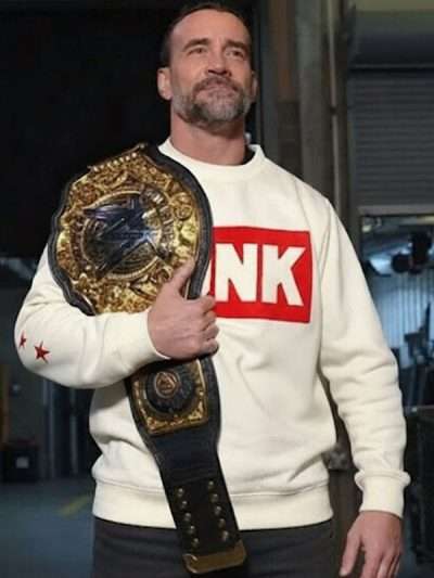 Buy CM Punk Beige Sweatshirt