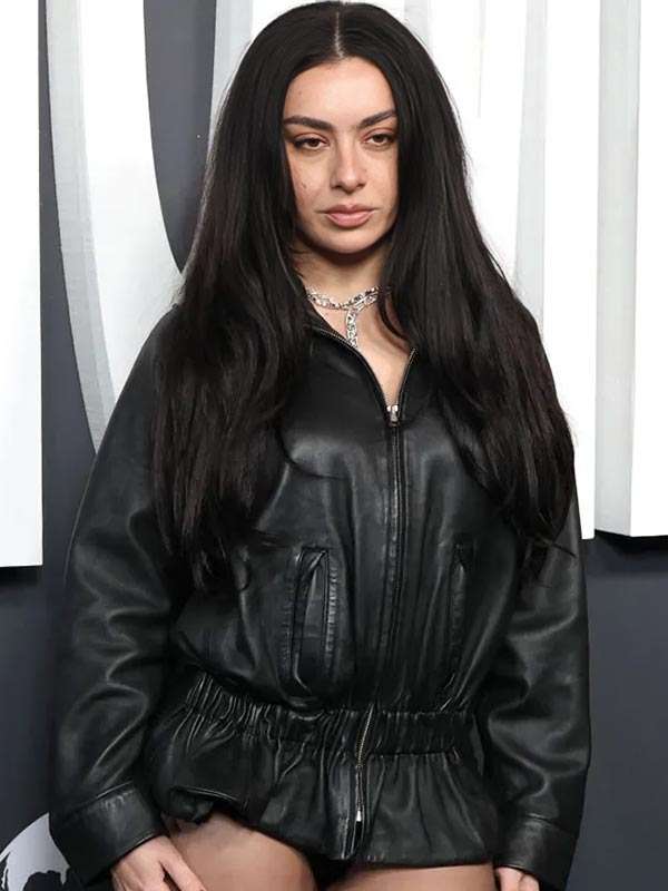 The Moment 2026 Charli XCX Leather Jacket