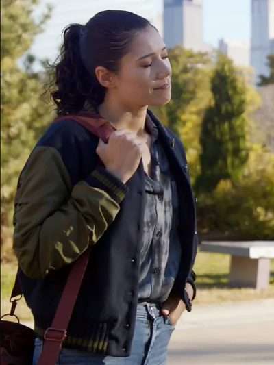 Chicago Fire S14 Violet Mikami Varsity Jacket