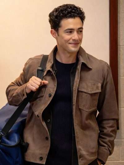 Chicago Fire S14 Dr. John Frost Brown Leather Jacket