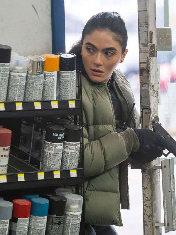 Chicago PD S13 Arienne Mandi Green Jacket