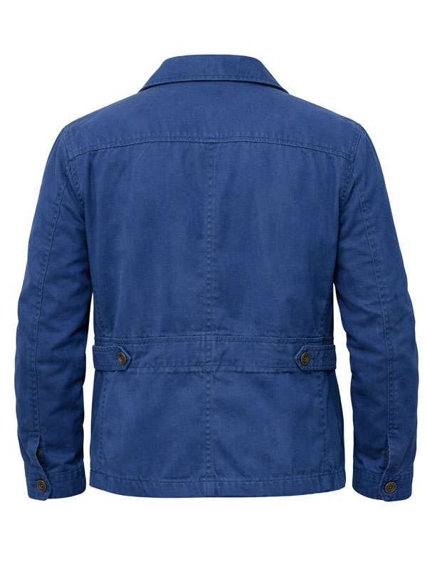 Death in Paradise S15 Mervin Wilson Blue Jacket