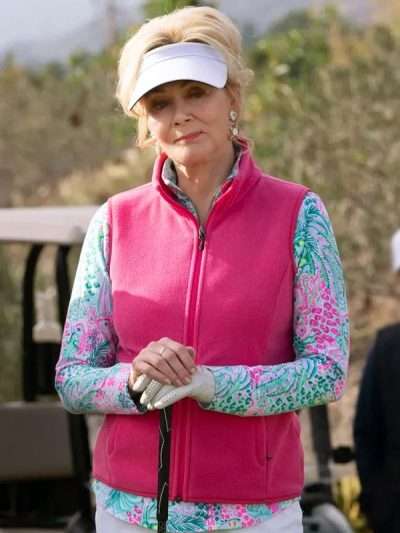 Hacks S03 Deborah Vance Pink Wool Vest