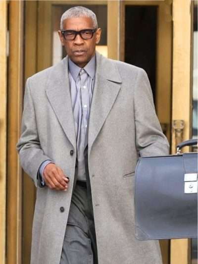 Denzel Washington Movie Here Comes the Flood Wool Coat