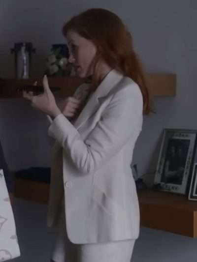 Jessica Chastain Dreams 2026 White Blazer
