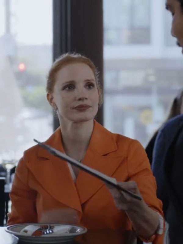 Dreams 2026 Jessica Chastain Peach Blazer