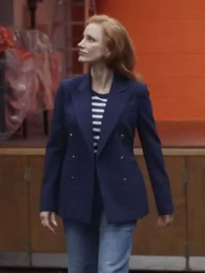 Jessica Chastain Dreams 2026 Blue Blazer