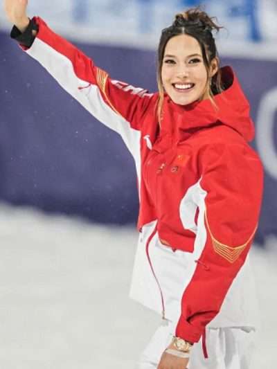 Eileen Gu Ailing Team China Olympics Game 2026 Jacket