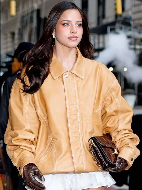 New York Fashion Week 2026 Emilia Mernes Brown Jacket