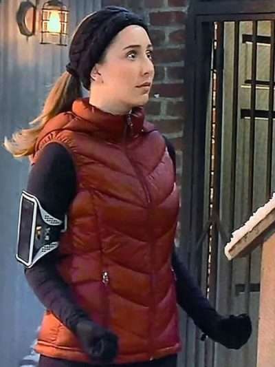 TV Series General Hospital Eden McCoy Red Vest