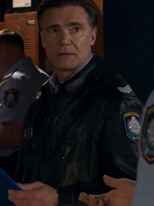 Home and Away Jeremy Lindsay Taylor Black Leather Jacket