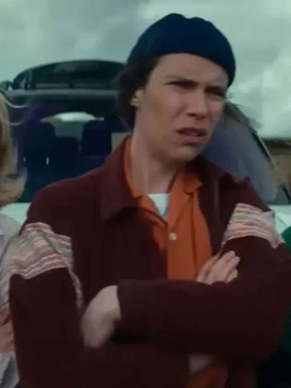 How to Get to Heaven From Belfast S01 Caoilfhionn Dunne Corduroy Striped Jacket